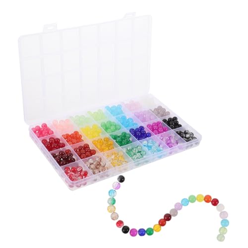 HOMSFOU 1 Schachtel Glasperlen Fächer Bunte Kristall Glasperlen Glatt Robust für DIY Schmuck Armbänder Halsketten Handgemacht Kreative Bastelperlen HOMSFOU 1 Schachtel Glasperlen Fächer Bunte Kristall Glasperlen Glatt Robust für DIY Schmuck Armbänder Halsketten Handgemacht Kreative Bastelperlen von HOMSFOU