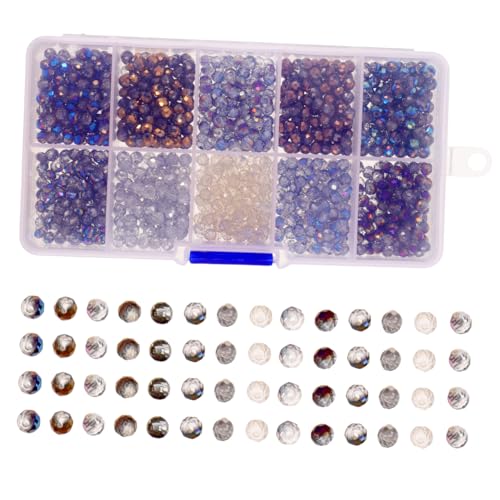 HOMSFOU 1 Schachtel Glasperlen für Diy Schmuck Bastelperlen Verschiedenen Farben Spacer Perlen für Armbänder und Bastelzubehör für Schmuckherstellung und Heimdekoration HOMSFOU 1 Schachtel Glasperlen für Diy Schmuck Bastelperlen Verschiedenen Farben Spacer Perlen für Armbänder und Bastelzubehör für Schmuckherstellung und Heimdekoration von HOMSFOU