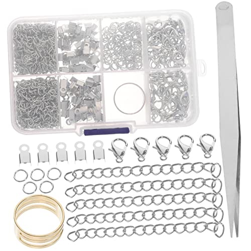 HOMSFOU 1 Schachtel Hummerschnalle -erweiterungskette Für Herstellung Schmuck Schließe Schlüssel Karabinerverschlüsse Diy -versorgung Schnur-crimp-endspitzen Zinklegierung HOMSFOU 1 Schachtel Hummerschnalle -erweiterungskette Für Herstellung Schmuck Schließe Schlüssel Karabinerverschlüsse Diy -versorgung Schnur-crimp-endspitzen Zinklegierung von HOMSFOU
