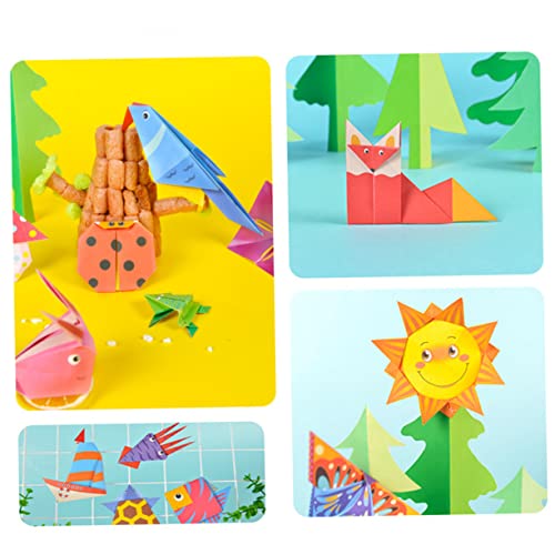 HOMSFOU 1 Schachtel Origami Papier Bastelsets für Cartoon Tierformen für Einfach zu Falten Kreativität und Junge Mädchen Interaktion Basisversion HOMSFOU 1 Schachtel Origami Papier Bastelsets für Cartoon Tierformen für Einfach zu Falten Kreativität und Junge Mädchen Interaktion Basisversion von HOMSFOU