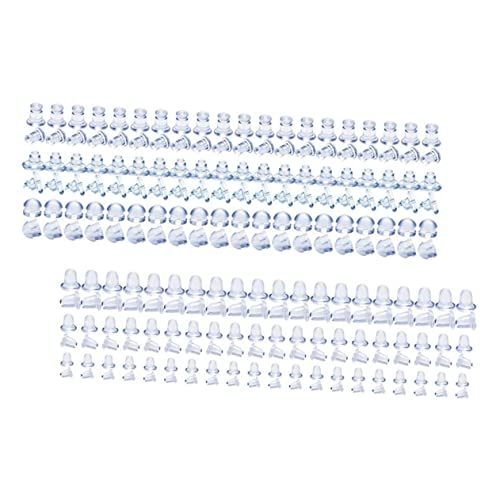 HOMSFOU 1 Schachtel Silikon Ohrstecker Verschluss Formen Earring Backs Antirutsch Weiche Ohrstecker Stopper Ersatzteile für Diy Schmuckherstellung Transparent Einsetzbar HOMSFOU 1 Schachtel Silikon Ohrstecker Verschluss Formen Earring Backs Antirutsch Weiche Ohrstecker Stopper Ersatzteile für Diy Schmuckherstellung Transparent Einsetzbar von HOMSFOU