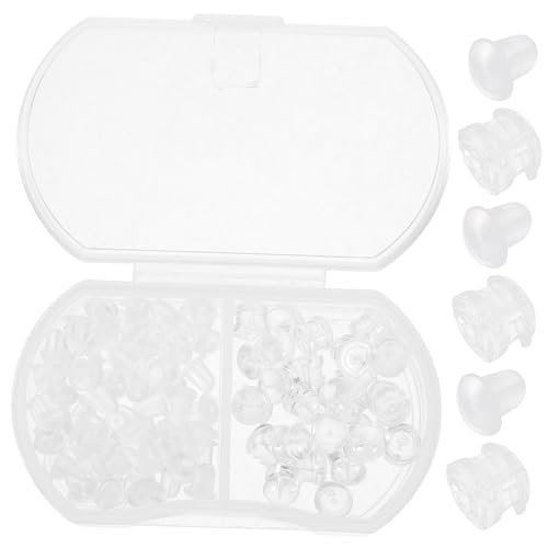 HOMSFOU 1 Schachtel Transparente Hautfreundliche Ohrstecker Verschlüsse Langlebigem Teiliges Mittelgroße Hamburger Passend für DIY Ohrringe Sicherer Halt für Damen Praktisch und HOMSFOU 1 Schachtel Transparente Hautfreundliche Ohrstecker Verschlüsse Langlebigem Teiliges Mittelgroße Hamburger Passend für DIY Ohrringe Sicherer Halt für Damen Praktisch und von HOMSFOU