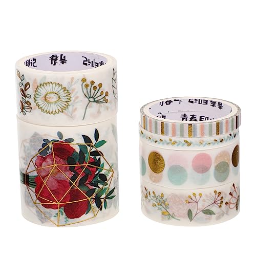 HOMSFOU 1 Schachtel Washi-Tape-Aufkleber Dekorationen Handwerk Washi-Tape für Scrapbooking Klebeband Scrapbooking Washi Tape farbiges Band selbstgemachter Aufkleber Flüsterpapier HOMSFOU 1 Schachtel Washi-Tape-Aufkleber Dekorationen Handwerk Washi-Tape für Scrapbooking Klebeband Scrapbooking Washi Tape farbiges Band selbstgemachter Aufkleber Flüsterpapier von HOMSFOU
