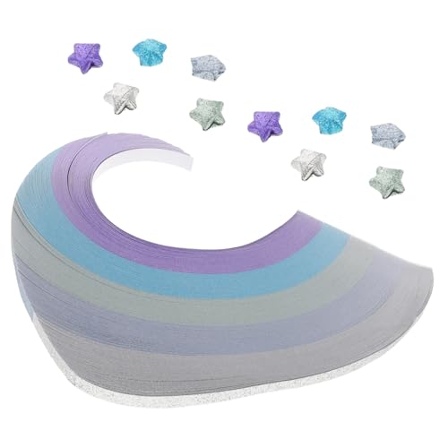 HOMSFOU 1 Set Diy-glitzer-origami-papier-set, Glitzernde Stern-faltpapierstreifen Zum Basteln Von Weihnachtsdekorationen Und Zum Kreativen Gestalten Von Geschenken HOMSFOU 1 Set Diy-glitzer-origami-papier-set, Glitzernde Stern-faltpapierstreifen Zum Basteln Von Weihnachtsdekorationen Und Zum Kreativen Gestalten Von Geschenken von HOMSFOU