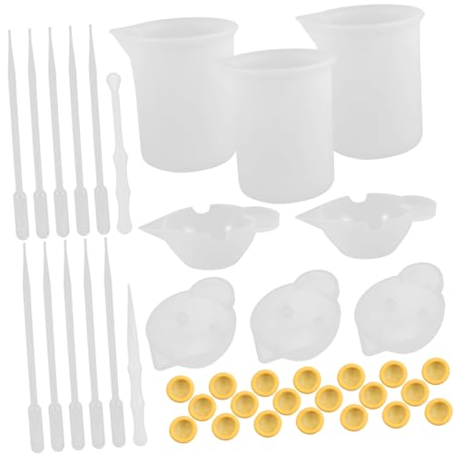 HOMSFOU 1 Set Kleber Silikon Set Messbecher Herstellungsset DIY Gussformen Epoxid Schlüsselstäbe Mess Gießbecher Mischmessbecher Silikonwerkzeuge Für Harz Epoxidbecher Kieselgel HOMSFOU 1 Set Kleber Silikon Set Messbecher Herstellungsset DIY Gussformen Epoxid Schlüsselstäbe Mess Gießbecher Mischmessbecher Silikonwerkzeuge Für Harz Epoxidbecher Kieselgel von HOMSFOU