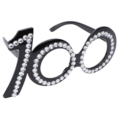 HOMSFOU 1 Stück Brille Abschlussball-Zubehör Erinnerungsgeschenke Herrengeschenk Kleidung Für Männer Hochzeitsrahmen Neujahr Abschlussfeier Brillen Geschenke Für Geburtstag von HOMSFOU