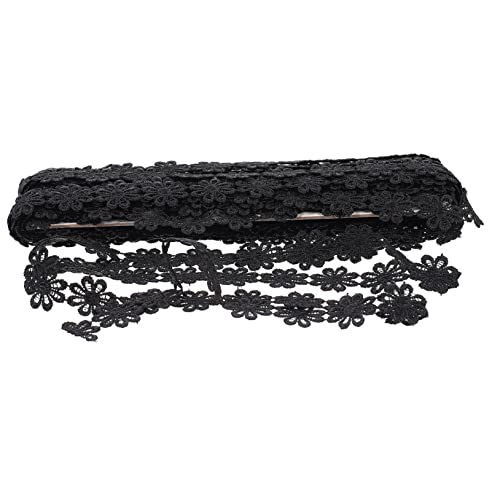 HOMSFOU 1 Stück DIY Spitzenband Schwarzes Langlebiges Dekorationsmaterial für Hochzeiten Geburtstagsfeiern DIY Projekte und Kleidung Yards per Vielseitig Einsetzbar für Verschiedene HOMSFOU 1 Stück DIY Spitzenband Schwarzes Langlebiges Dekorationsmaterial für Hochzeiten Geburtstagsfeiern DIY Projekte und Kleidung Yards per Vielseitig Einsetzbar für Verschiedene von HOMSFOU