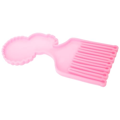 HOMSFOU 1 Stück Diy Silikon Kammform für Afro Kämme Flexible Transparente Gießform Hochwertigem Silikon für Handarbeiten und Kammgestaltung von HOMSFOU