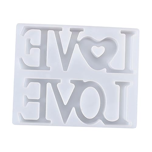 HOMSFOU 1 Stück Diy Silikonform Love Türschild Kreative Epoxidharz Gießform für Dekoration und Kuchen Praktische und Stilvolle Silikonform für Handwerk und Diy Projekte von HOMSFOU