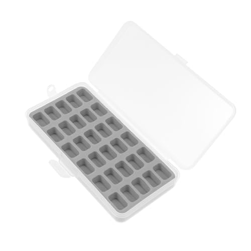 HOMSFOU 1 Stück Fächer Kunststoff Spulenaufbewahrungsbox mit Nähzubehör Bobbin Organizer für Standard Spulen Praktischer Fadenhalter und Langlebig für Nähmaschinen von HOMSFOU