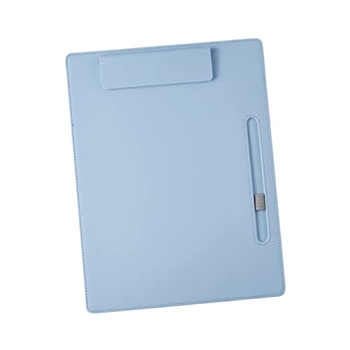 HOMSFOU 1 Stück Informationsordner A4-Klemmbrett Datei Schulklemmbrett Zwischenablage Büroversorgungsordner Portable Clipboard -Speicher Speicherplatz Klemmbretter pp Himmelblau von HOMSFOU