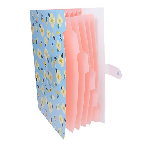 HOMSFOU 1 Stück Multilayer Dokumentenmappe Bunte Fächermappe für Büro Schule Zuhause Organizer für Prüfungsunterlagen und Dokumente mit Großem Fassungsvermögen und Blumenmuster HOMSFOU 1 Stück Multilayer Dokumentenmappe Bunte Fächermappe für Büro Schule Zuhause Organizer für Prüfungsunterlagen und Dokumente mit Großem Fassungsvermögen und Blumenmuster von HOMSFOU