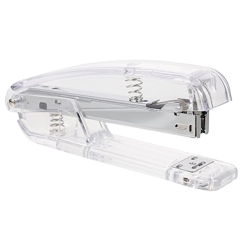 HOMSFOU 1 Stück Transparente Heftgerät für Bürobedarf Einfacher Praktischer Hefter Binden von Dokumenten für Schule Zuhause oder Büro Ergonomisches Design Robuste Verarbeitung und HOMSFOU 1 Stück Transparente Heftgerät für Bürobedarf Einfacher Praktischer Hefter Binden von Dokumenten für Schule Zuhause oder Büro Ergonomisches Design Robuste Verarbeitung und von HOMSFOU
