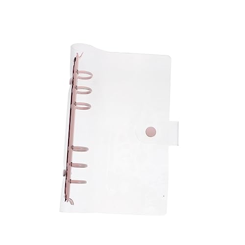 HOMSFOU 1 Stück Transparente PVC Notizbuchhülle Praktischer Ringbinder für Lose für Schule Reisen und Scrapbooking HOMSFOU 1 Stück Transparente PVC Notizbuchhülle Praktischer Ringbinder für Lose für Schule Reisen und Scrapbooking von HOMSFOU