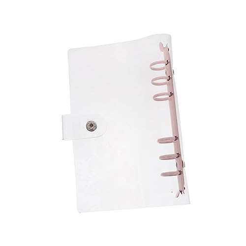 HOMSFOU 1 Stück Transparenter PVC Loseblatt Ordner Reise Notizbuch mit Druckknopfverschluss für Schüler Lehrer und Bürobedarf Organisieren und Personalisieren von Erinnerungen HOMSFOU 1 Stück Transparenter PVC Loseblatt Ordner Reise Notizbuch mit Druckknopfverschluss für Schüler Lehrer und Bürobedarf Organisieren und Personalisieren von Erinnerungen von HOMSFOU