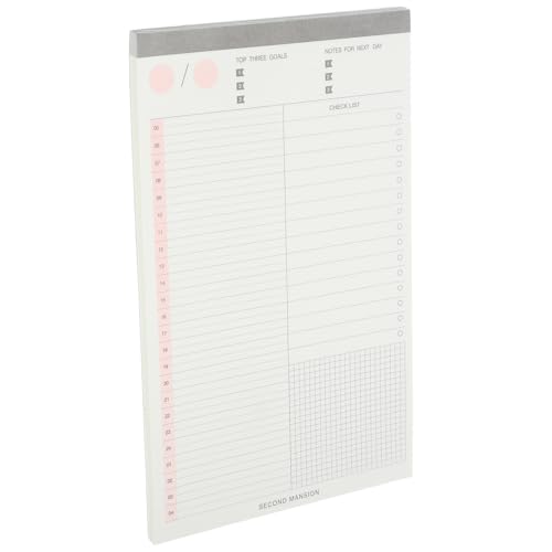 HOMSFOU 1 Zeitplanbuch wöchentlich notizbuch täglich Planer Notizbilder tragbare Notizblöcke kompakter Notizblock Zubehör planen kleiner Notizblock Kleine Memo -Pads Papier von HOMSFOU