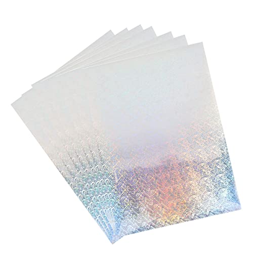 HOMSFOU 10 Blatt Bunte Selbstklebende Fotopapiere Wasserfeste Druckerpapier für Bilder für Zuhause Büro und Schule Glatte Oberfläche für Klare Druckergebnisse von HOMSFOU