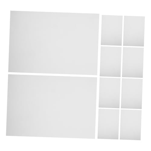 HOMSFOU 10 Blatt Glitzermarmelade Aktie Farben Funkeln Glitzerkarton Herstellung Karte Handwerk Diy-material Diy Liefert Dicker Karton Papier Silver von HOMSFOU