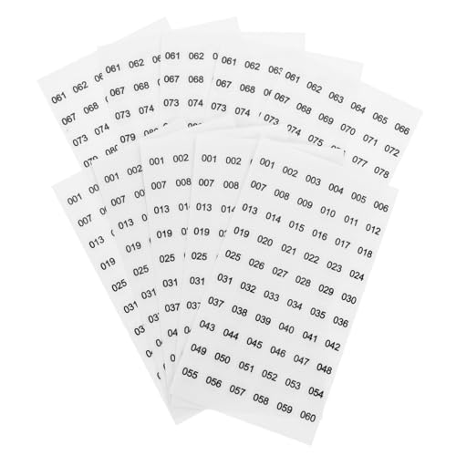 HOMSFOU 10 Blatt Nagellackaufkleber Zahlenetiketten Nummeriertes Etikett Nagellacketiketten Zahlenaufkleber Sortieretikett Kleine Zahlenaufkleber Etikett Zahlenaufkleber Zahlen HOMSFOU 10 Blatt Nagellackaufkleber Zahlenetiketten Nummeriertes Etikett Nagellacketiketten Zahlenaufkleber Sortieretikett Kleine Zahlenaufkleber Etikett Zahlenaufkleber Zahlen von HOMSFOU