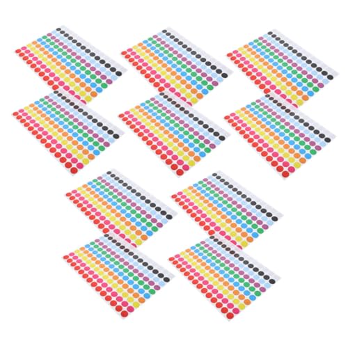 HOMSFOU 10 Blatt Punktaufkleber Farbsortieraufkleber Umschlag Klassenzimmer Punktaufkleber Snseasy Aufkleber Belohnungsaufkleber Runde Farbaufkleber Punkte Buchetikettenaufkleber HOMSFOU 10 Blatt Punktaufkleber Farbsortieraufkleber Umschlag Klassenzimmer Punktaufkleber Snseasy Aufkleber Belohnungsaufkleber Runde Farbaufkleber Punkte Buchetikettenaufkleber von HOMSFOU