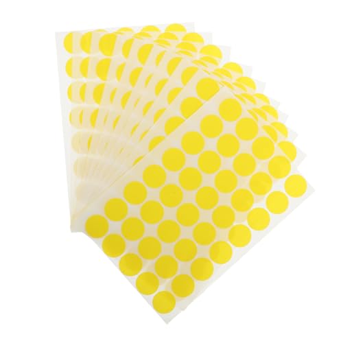 HOMSFOU 10 Blatt Selbstklebende Runde Aufkleber Farbig Klassifizierungsetiketten für Büro Zuhause Organisation und Beschriftung Praktische Dots Taggen und Ordnen HOMSFOU 10 Blatt Selbstklebende Runde Aufkleber Farbig Klassifizierungsetiketten für Büro Zuhause Organisation und Beschriftung Praktische Dots Taggen und Ordnen von HOMSFOU