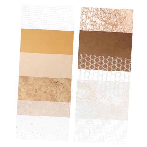 HOMSFOU 10 Blatt Taschenpapier Sammelalbumpapier Journaling-Zubehör Pergamentpapier zum Basteln farbig Dekoration Scrapbooking Material Papier Schrottbuchpapier HOMSFOU 10 Blatt Taschenpapier Sammelalbumpapier Journaling-Zubehör Pergamentpapier zum Basteln farbig Dekoration Scrapbooking Material Papier Schrottbuchpapier von HOMSFOU