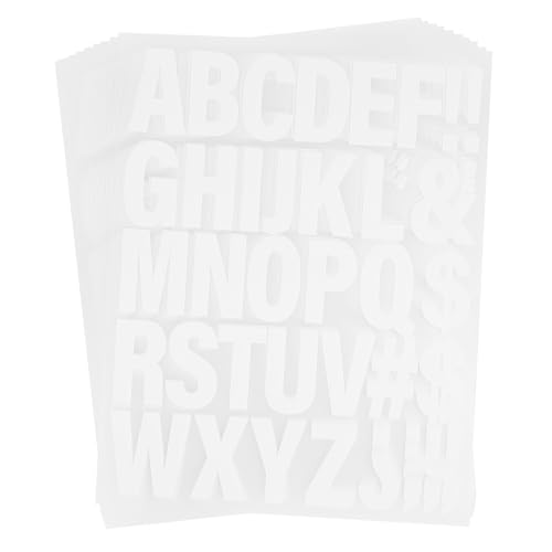 HOMSFOU 10 Blatt Thermotransfer-buchstabenband Stoff Überweisen Hitze Flecken Briefe Buchstabenflicken Aufbügeln Bügeleisen Auf Applikation Buchstaben Aufbügeln Brief Aufbügeln Vinyl Weiß HOMSFOU 10 Blatt Thermotransfer-buchstabenband Stoff Überweisen Hitze Flecken Briefe Buchstabenflicken Aufbügeln Bügeleisen Auf Applikation Buchstaben Aufbügeln Brief Aufbügeln Vinyl Weiß von HOMSFOU