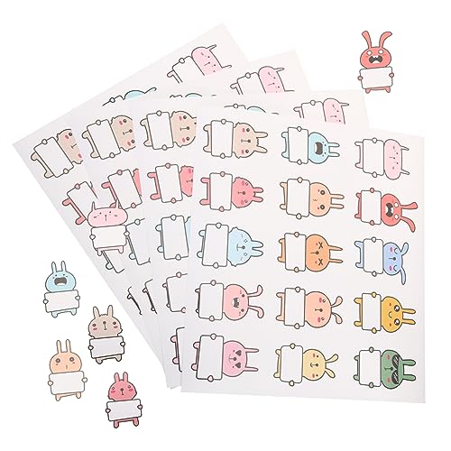 HOMSFOU 10 Blatt Tierische Namensaufkleber für Babyflaschen Kindergarten Schule Etiketten für Personalisierbare Namensetiketten für Utensilien und von HOMSFOU