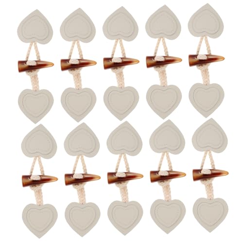 HOMSFOU 10 Paare Kleidungsschließen PU Harz Hochwertige Knöpfe für Mäntel Overalls Windjacken für Diy Nähprojekte Beige von HOMSFOU