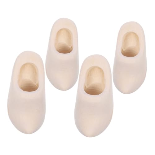 HOMSFOU 10 Paare Miniatur Holzschuhe Unbemalte Holzclogs für Puppenhaus Zubehör Kreative Diy Deko für Mini Landschaften HOMSFOU 10 Paare Miniatur Holzschuhe Unbemalte Holzclogs für Puppenhaus Zubehör Kreative Diy Deko für Mini Landschaften von HOMSFOU