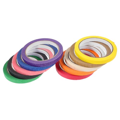 HOMSFOU 10 Rollen Abdeckband Band schwere Wand Klebeband nachfüllt Klebebandmaskierung Regenbogen-Klebeband seidenband bandfeile washi+-+tape Malerband für Scrapbooking Künstlerband Papier HOMSFOU 10 Rollen Abdeckband Band schwere Wand Klebeband nachfüllt Klebebandmaskierung Regenbogen-Klebeband seidenband bandfeile washi+-+tape Malerband für Scrapbooking Künstlerband Papier von HOMSFOU