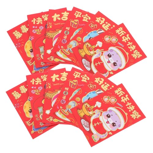 HOMSFOU 10 Sätze Cartoon-Schlangenumschlag Umschläge zum Füllen von Bargeld Rote Pakete Geldumschläge für Bargeld chinesisches neujahr hongbao chinseerote Umschläge Papier HOMSFOU 10 Sätze Cartoon-Schlangenumschlag Umschläge zum Füllen von Bargeld Rote Pakete Geldumschläge für Bargeld chinesisches neujahr hongbao chinseerote Umschläge Papier von HOMSFOU