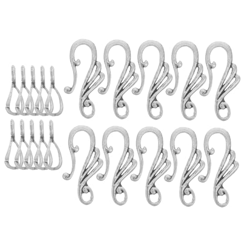 HOMSFOU 10 Sätze Diy Schmuckzubehör Toggle Verschlüsse für Ohrringe und Armbänder Vintage Design Langlebig für Bastelprojekte und Reparaturen von Schmuck HOMSFOU 10 Sätze Diy Schmuckzubehör Toggle Verschlüsse für Ohrringe und Armbänder Vintage Design Langlebig für Bastelprojekte und Reparaturen von Schmuck von HOMSFOU