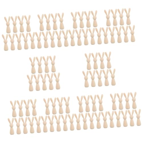 HOMSFOU 10 Sätze Kaninchen Leerzeichen Material Peg-puppen Form Steckkaninchen Steckpuppen Unvollendet Party Kindergarten Mini-hasenfiguren Objekt Hölzern Beige 10 Stück * 10 HOMSFOU 10 Sätze Kaninchen Leerzeichen Material Peg-puppen Form Steckkaninchen Steckpuppen Unvollendet Party Kindergarten Mini-hasenfiguren Objekt Hölzern Beige 10 Stück * 10 von HOMSFOU