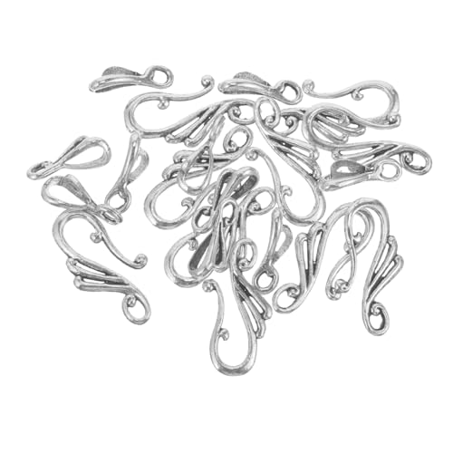HOMSFOU 10 Sätze Ohrringe Zubehör Für S Knebelverschlüsse Ohrring-knebelverschlüsse Schlüssel Schmuck Knebelverschluss Ohrring-knebelschnallen Metallverschlüsse Silber Zinklegierung HOMSFOU 10 Sätze Ohrringe Zubehör Für S Knebelverschlüsse Ohrring-knebelverschlüsse Schlüssel Schmuck Knebelverschluss Ohrring-knebelschnallen Metallverschlüsse Silber Zinklegierung von HOMSFOU