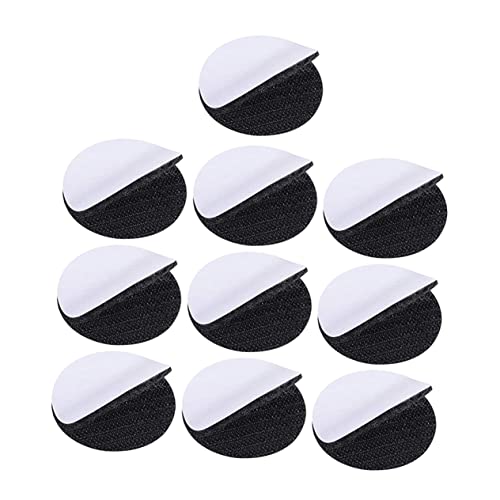 HOMSFOU 10 Sätze Teiliges Rundes Selbstklebendes Klettband Wiederverwendbare Klebepunkte für Glatte Oberflächen für Heim Büro und Kreative Anwendungen HOMSFOU 10 Sätze Teiliges Rundes Selbstklebendes Klettband Wiederverwendbare Klebepunkte für Glatte Oberflächen für Heim Büro und Kreative Anwendungen von HOMSFOU