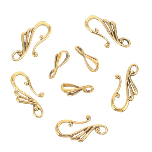 HOMSFOU 10 Sätze Toggle Verschlüsse für Schmuckherstellung Langlebige Ohrring und Armbandverbindungen Antikgoldene Metall Clips für Diy Projekte und Reparaturen von Schmuckstücken HOMSFOU 10 Sätze Toggle Verschlüsse für Schmuckherstellung Langlebige Ohrring und Armbandverbindungen Antikgoldene Metall Clips für Diy Projekte und Reparaturen von Schmuckstücken von HOMSFOU