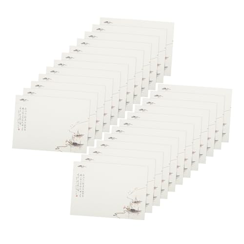 HOMSFOU 10 Sätze leere Papierrolle Antiquität Pastell alt Schreibwaren Hochzeit Briefpapier Schreibpapier Brief im Vintage-Stil Papier für Einladung Schreibutensilien Papier zum Schreiben von HOMSFOU