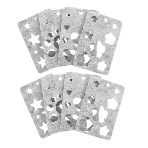HOMSFOU 10 Satz Nadelfilz Schablonen Herz Blumen DIY Wollfilz Formen Anfängerfreundlich mit Anleitung Kreative Filzvorlagen für Handwerk Geschenkideen Familienprojekt HOMSFOU 10 Satz Nadelfilz Schablonen Herz Blumen DIY Wollfilz Formen Anfängerfreundlich mit Anleitung Kreative Filzvorlagen für Handwerk Geschenkideen Familienprojekt von HOMSFOU