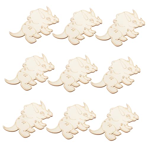 HOMSFOU 10 Stk. DIY dinosaurier ausmalen malen Dinosaurier-Partygeschenke Holzfiguren für Malerei unbemalte hölzerne Dinosaurierhandwerke Dinosaurier-Ausschnitte aus Holz HOMSFOU 10 Stk. DIY dinosaurier ausmalen malen Dinosaurier-Partygeschenke Holzfiguren für Malerei unbemalte hölzerne Dinosaurierhandwerke Dinosaurier-Ausschnitte aus Holz von HOMSFOU