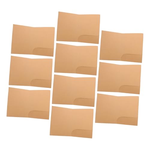 HOMSFOU 10 Stück Aktenhalter Papier-organizer-ordner Klassifikationsmappen Buchbindung Bürobedarf Wichtiger Dokumentenordner Ordner Für Aktenumschläge Papierhalter Ordner Kraftpapier von HOMSFOU