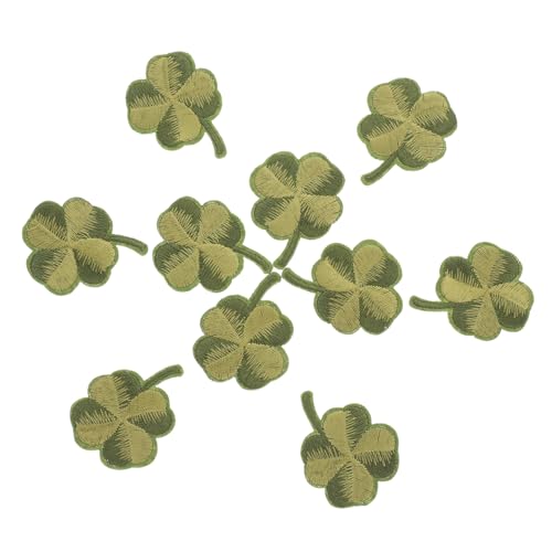 HOMSFOU 10 Stück Aufnäher Mit Grüner Blattstickerei Patch Stoff Nähen Sticken Klein Kleeblatt Kleidung Glücklich Dekorativ Blumen- Blätter Bestickte Aufnäher Zum Aufbügeln Rayon Green HOMSFOU 10 Stück Aufnäher Mit Grüner Blattstickerei Patch Stoff Nähen Sticken Klein Kleeblatt Kleidung Glücklich Dekorativ Blumen- Blätter Bestickte Aufnäher Zum Aufbügeln Rayon Green von HOMSFOU