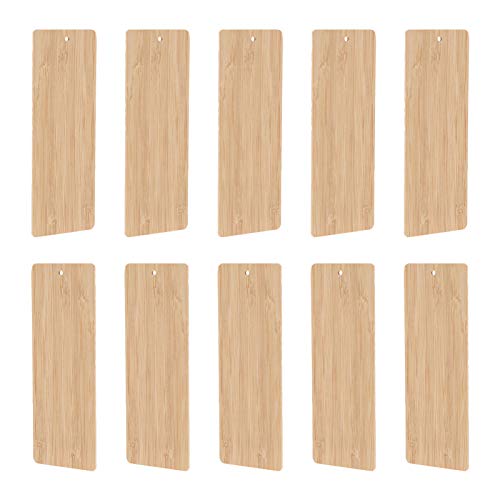 HOMSFOU 10 Stück Bambus Lesezeichen Blanko für Diy Bastelarbeiten für Hochzeit Dekoration und Geschenketiketten für Einfaches Anbringen HOMSFOU 10 Stück Bambus Lesezeichen Blanko für Diy Bastelarbeiten für Hochzeit Dekoration und Geschenketiketten für Einfaches Anbringen von HOMSFOU