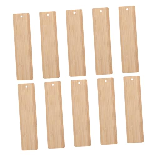 HOMSFOU 10 Stück Blanko Bambus Lesezeichen Diy Bastelmaterialien Unvollendete Lesezeichen für Kreative Dekoration für und Unterricht HOMSFOU 10 Stück Blanko Bambus Lesezeichen Diy Bastelmaterialien Unvollendete Lesezeichen für Kreative Dekoration für und Unterricht von HOMSFOU