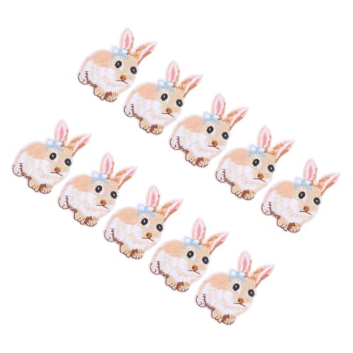 HOMSFOU 10 Stück Bogen-Aufnäher zum Aufbügeln Stickerei-Patch-Aufkleber süße Patches Buchstabenpatches aufnähen Hasen-Patch-Aufkleber Hasenversorgungen Bügelflicken zum Aufbügeln Stoff HOMSFOU 10 Stück Bogen-Aufnäher zum Aufbügeln Stickerei-Patch-Aufkleber süße Patches Buchstabenpatches aufnähen Hasen-Patch-Aufkleber Hasenversorgungen Bügelflicken zum Aufbügeln Stoff von HOMSFOU