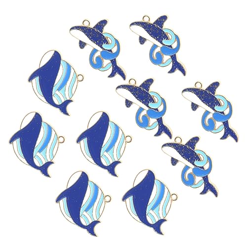 HOMSFOU 10 Stück DIY Cartoon Schlüsselanhänger Anhänger Legierung Delphin Wal Kreative Deko für Schlüsselbund Geschenkidee für Kinderpartys HOMSFOU 10 Stück DIY Cartoon Schlüsselanhänger Anhänger Legierung Delphin Wal Kreative Deko für Schlüsselbund Geschenkidee für Kinderpartys von HOMSFOU