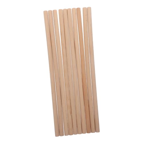 HOMSFOU 10 Stück Diy Holzstäbe Lange Holzstäbchen Natürlichem Buchenholz für Bastelprojekte Sicher und Langlebig für Fantasie und Feinmotorik HOMSFOU 10 Stück Diy Holzstäbe Lange Holzstäbchen Natürlichem Buchenholz für Bastelprojekte Sicher und Langlebig für Fantasie und Feinmotorik von HOMSFOU