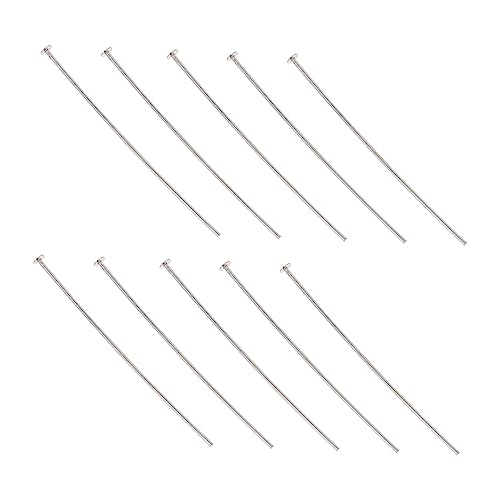 HOMSFOU 10 Stück Diy Schmuckzubehör Silberne Kettelstifte für Ohrringe Armbänder und Multifunktionale Bastelmaterialien für Handgemachten Schmuck Hochwertige Langlebige Pins von HOMSFOU