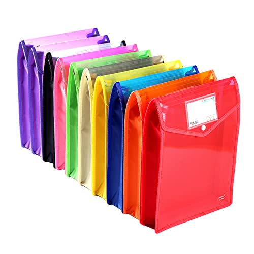 HOMSFOU 10 Stück Dokumentenmappe Teilig Fächermappe aus Material für Schule Büro Reise und Organisation von Unterlagen Wiederverwendbar und Langlebig von HOMSFOU