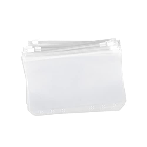 HOMSFOU 10 Stück Dokumentenordner Transparent PVC Dokumententasche für Unterlagen Leicht und Langlebig für Büro und Schule von HOMSFOU